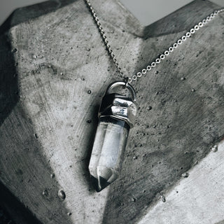 Pure Direction Crystal Quartz Pendant