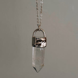 Pure Direction Crystal Quartz Pendant