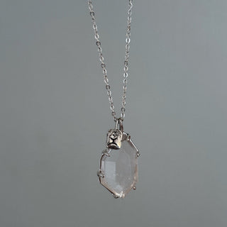Clear Space Crystal Quartz Pendant